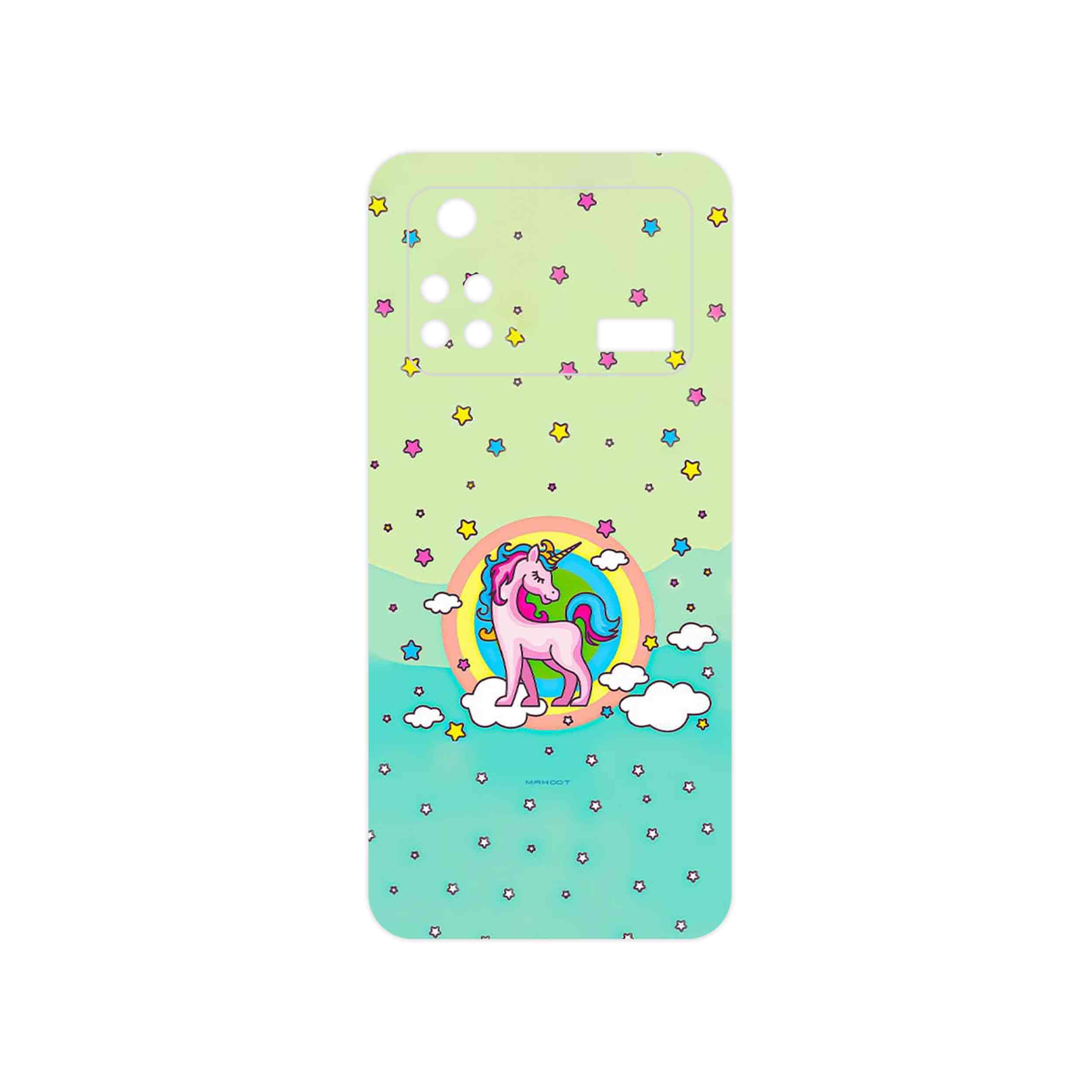 برچسب پوششی ماهوت مدل Rainbow unicorn adventure مناسب برای گوشی موبایل شیائومی Poco M4 Pro 4G