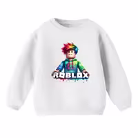 سویشرت بچگانه مدل روبلاکس کد 17 رنگ سفید