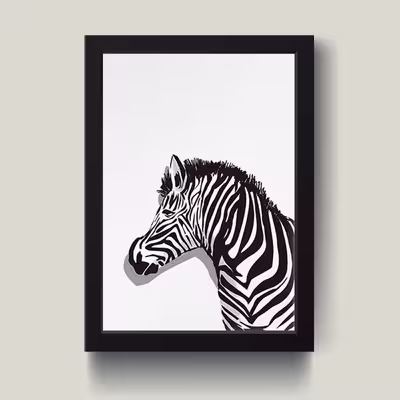 تابلو مدل دکوراتیو ZEBRA کد G11-25