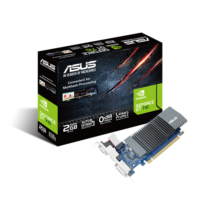 کارت گرافیک GT-710 SL 2G D3 BRK Asus