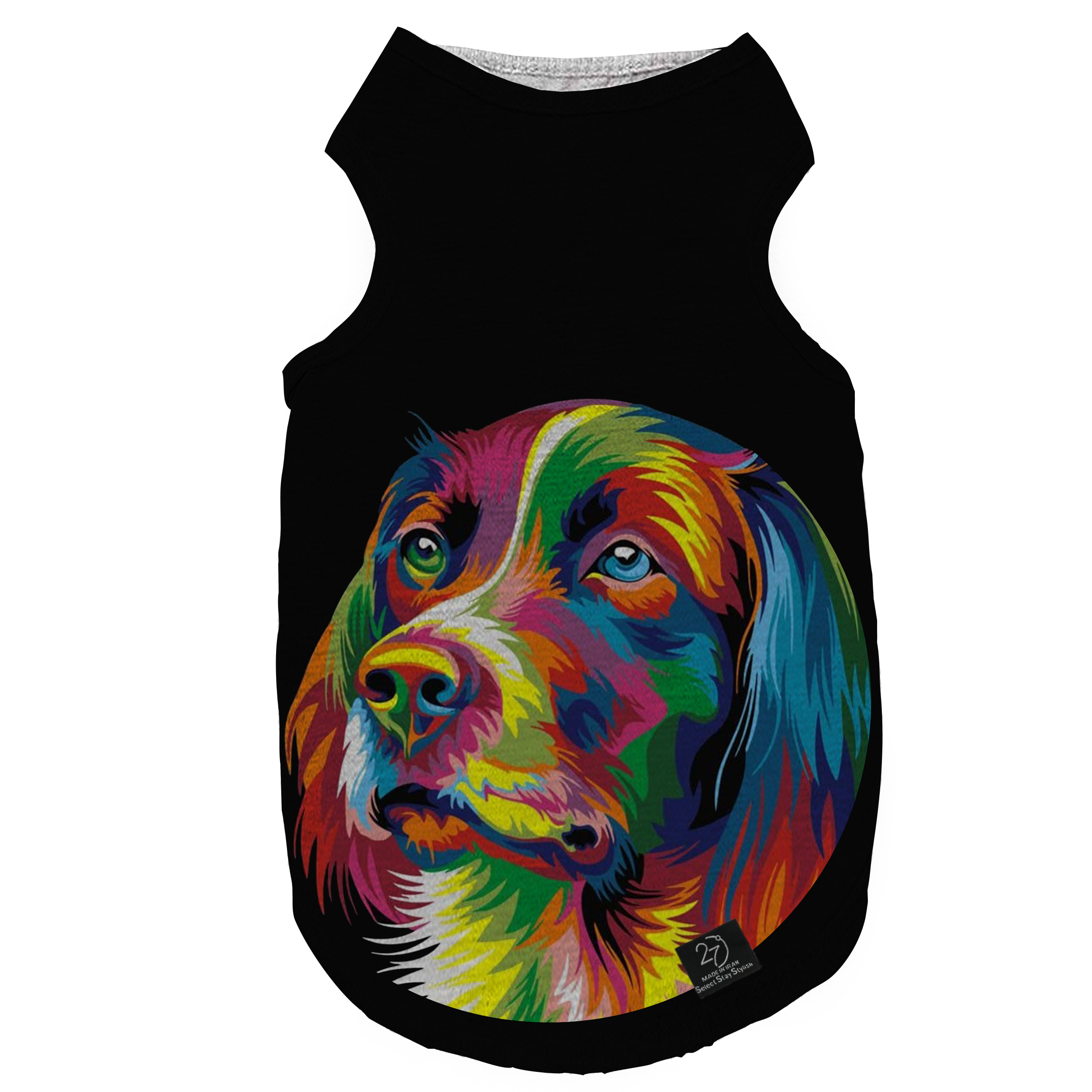 لباس سگ و گربه 27 طرح COLOR DOG کد J26 سایز L