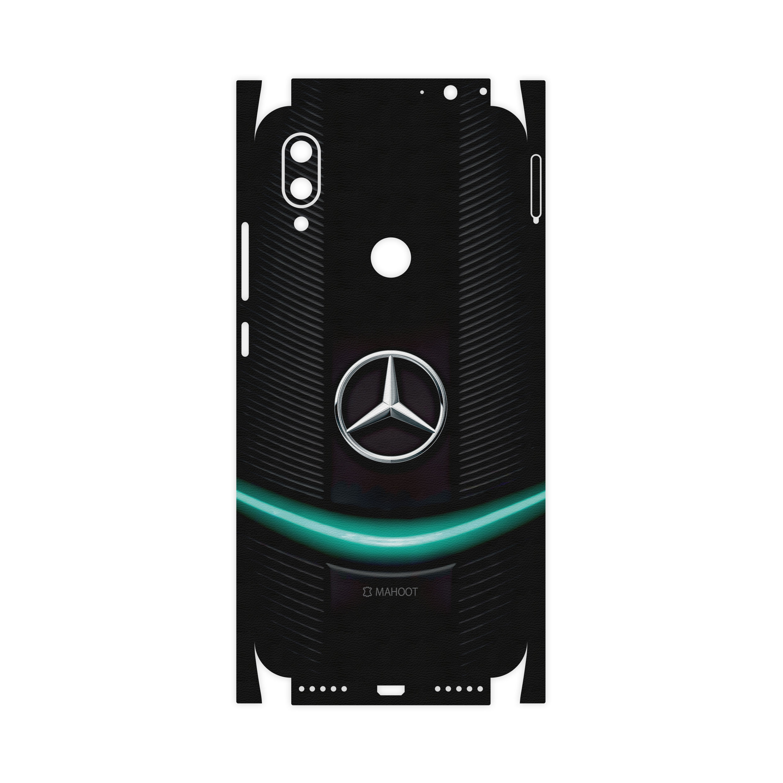 برچسب پوششی ماهوت مدل Mercedes-Benz-FullSkin مناسب برای گوشی موبایل شیائومی Redmi 7