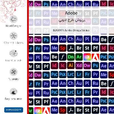برچسب پوششی ماهوت مدل Adobe مناسب برای گوشی موبایل هوآوی Ascend G7