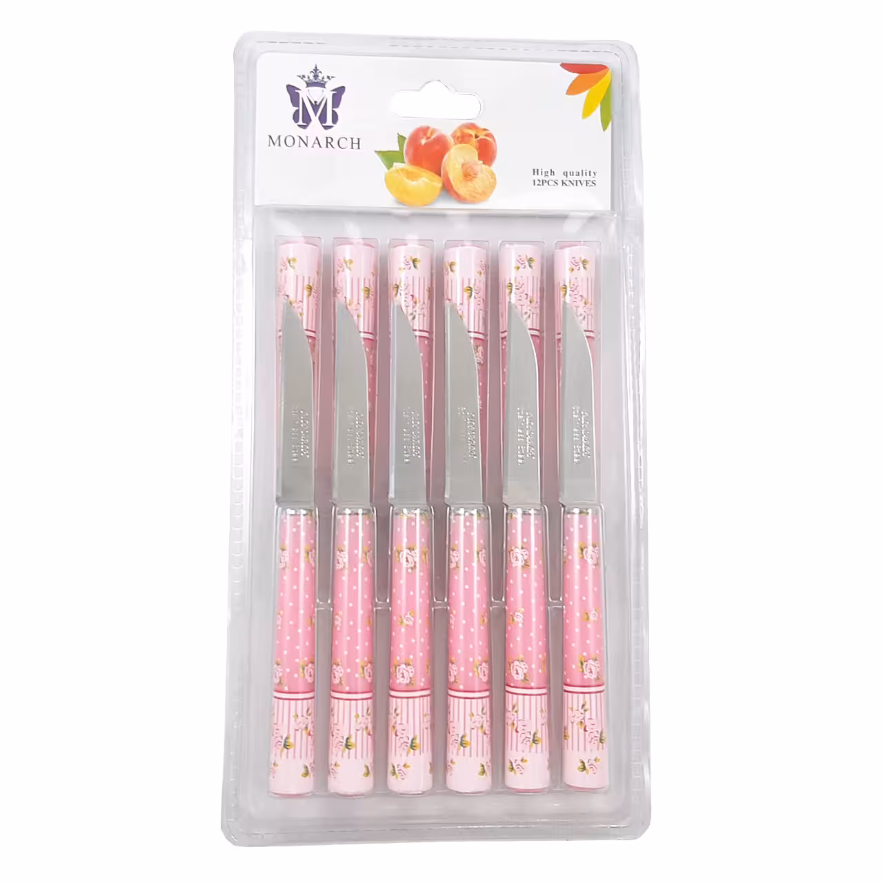 کارد میوه خوری مونارچ کد M22 بسته 12 عددی