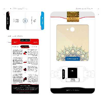 برچسب پوششی ماهوت مدل Art of Illumination 2 مناسب برای گوشی موبایل نوکیا Lumia 720