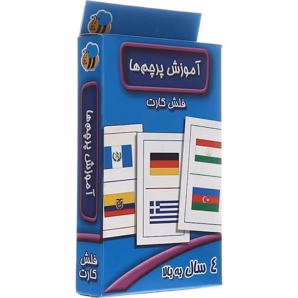 بازی فکری فلش کارت آموزش پرچم ها - کتاب‌فروشی کوچه کتاب