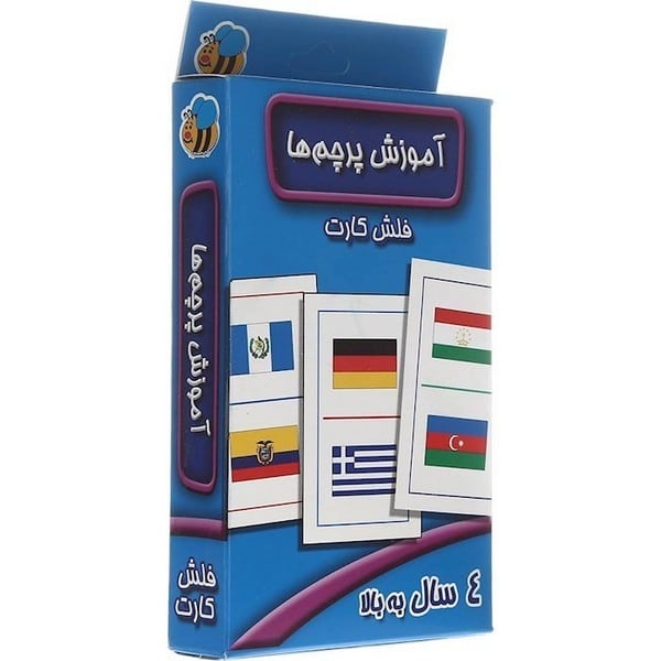 بازی فکری فلش کارت آموزش پرچم ها - کتابفروشی کوچه کتاب