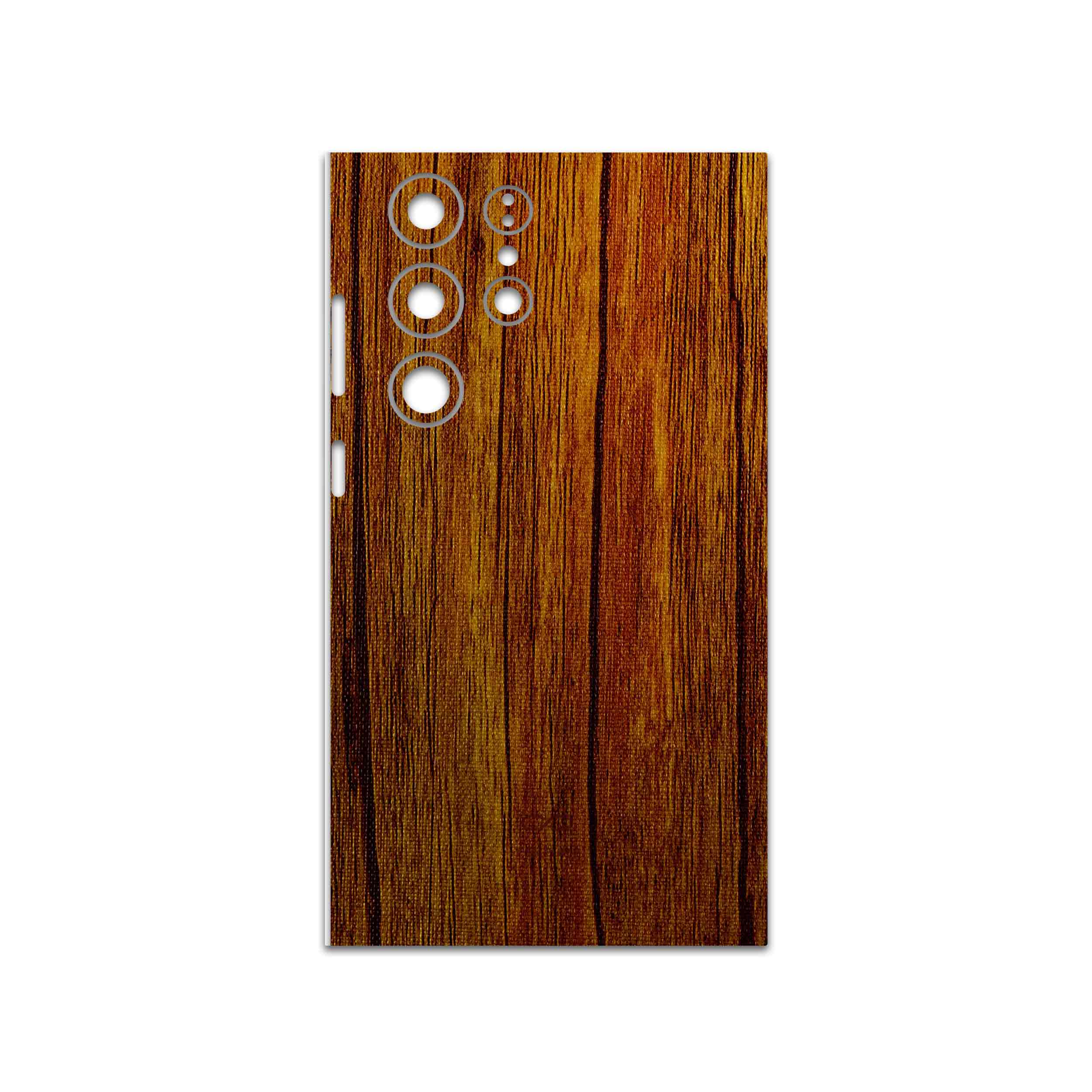 برچسب پوششی ماهوت مدل Orange-Wood مناسب برای گوشی موبایل سامسونگ Galaxy S23 Ultra