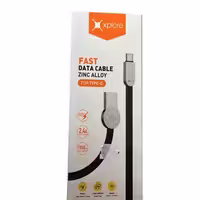 کابل شارژ سریع و دیتا سوکت فلزی usb به USB-C اکسپلور مدل XP-FCL1 طول 1 متر