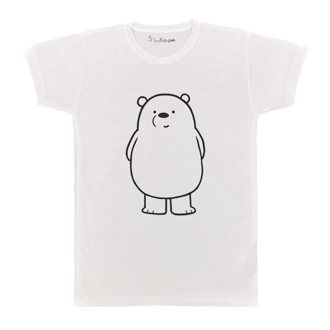 تی شرت بچگانه پرمانه طرح خرس های کله فندقی کد pmt.5536
