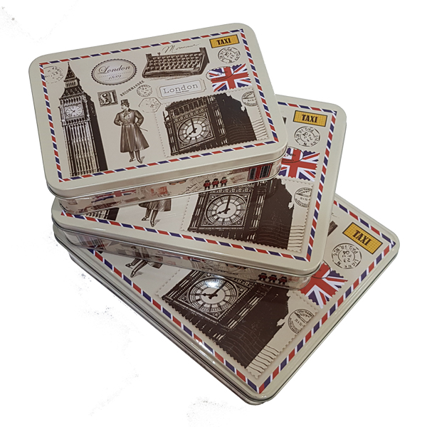 جعبه هدیه مدل لندن مجموعه 3 عددی