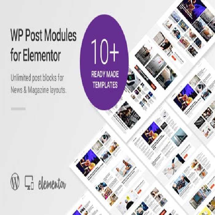 دانلود افزونه WP Post Modules برای Elementor
