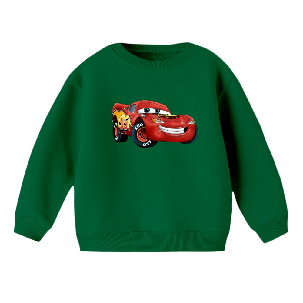 سویشرت بچگانه مدل ماشین ها کد 2 رنگ سبز