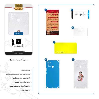 برچسب پوششی ماهوت مدل Collage of Women Portrait 4-FullSkin مناسب برای گوشی موبایل اینفینیکس Smart 6 X657B