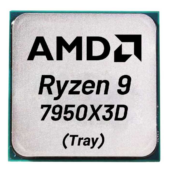 سی پی یو بدون باکس ای ام دی مدل Ryzen 9 7950X3D