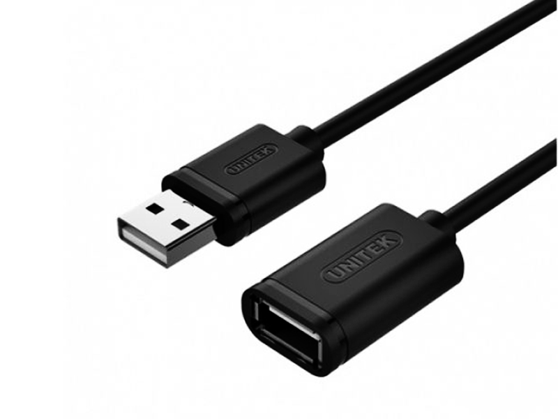 کابل افزایش طول USB 20 یونیتک مدل Y-C417GBK به طول 3 متر