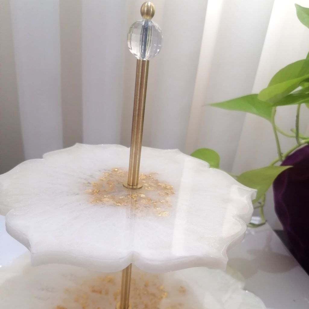 ظرف شیرینی خوری دوطبقه 