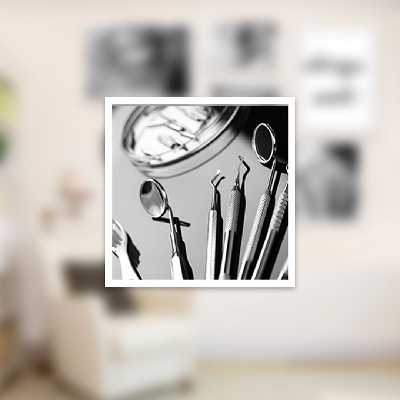 تابلو بکلیت طرح لبخند دندان پزشکی مدل W-908 مجموعه 7 عددی