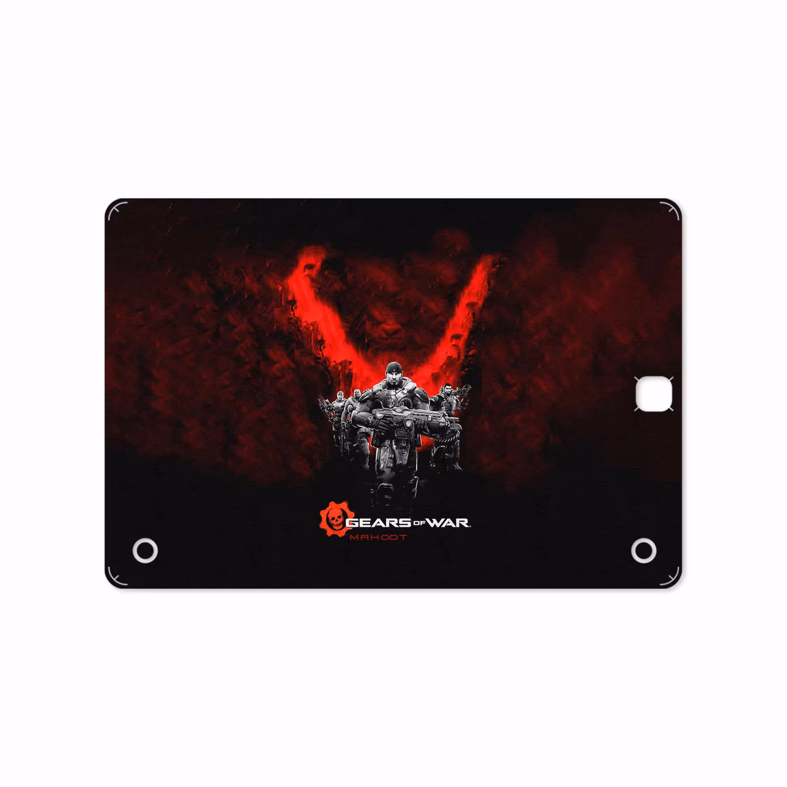 برچسب پوششی ماهوت مدل Gears-Of-War-Game مناسب برای تبلت سامسونگ Galaxy Tab A 9.7 2015 T555