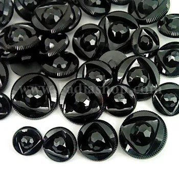 دکمه پایه دار مشکی 2.275 سایز 3