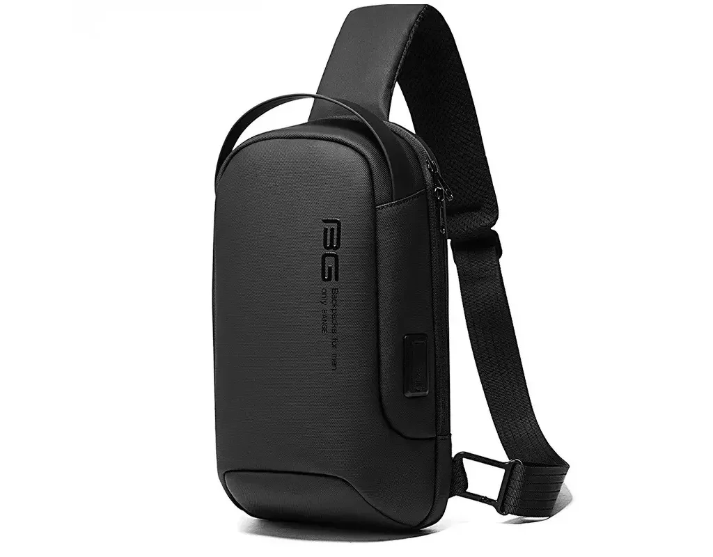 کوله تک بند حرفه ای ضد آب دارای USB بنج BANGE BG-7221 Men Bag