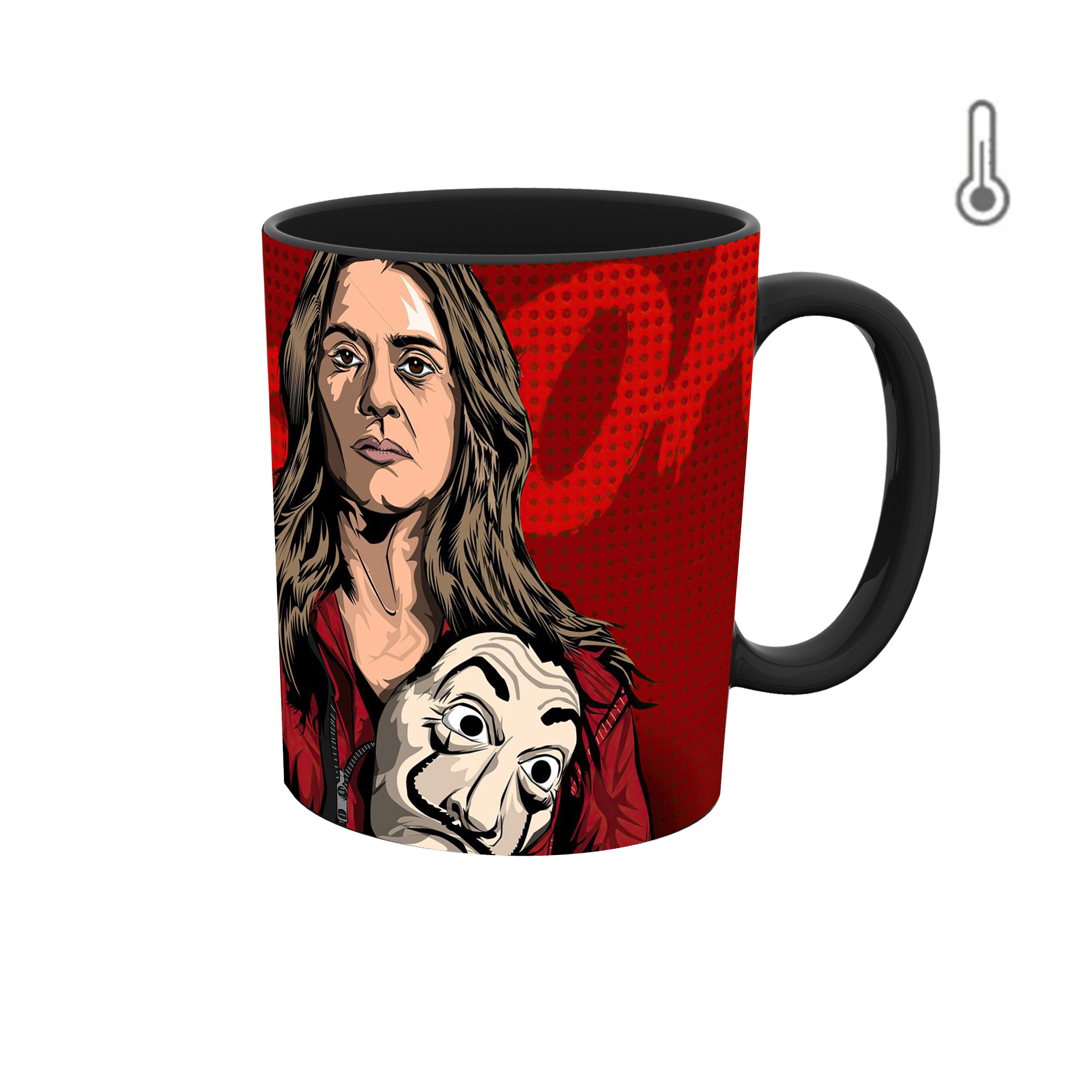 ماگ حرارتی طرح Money Heist