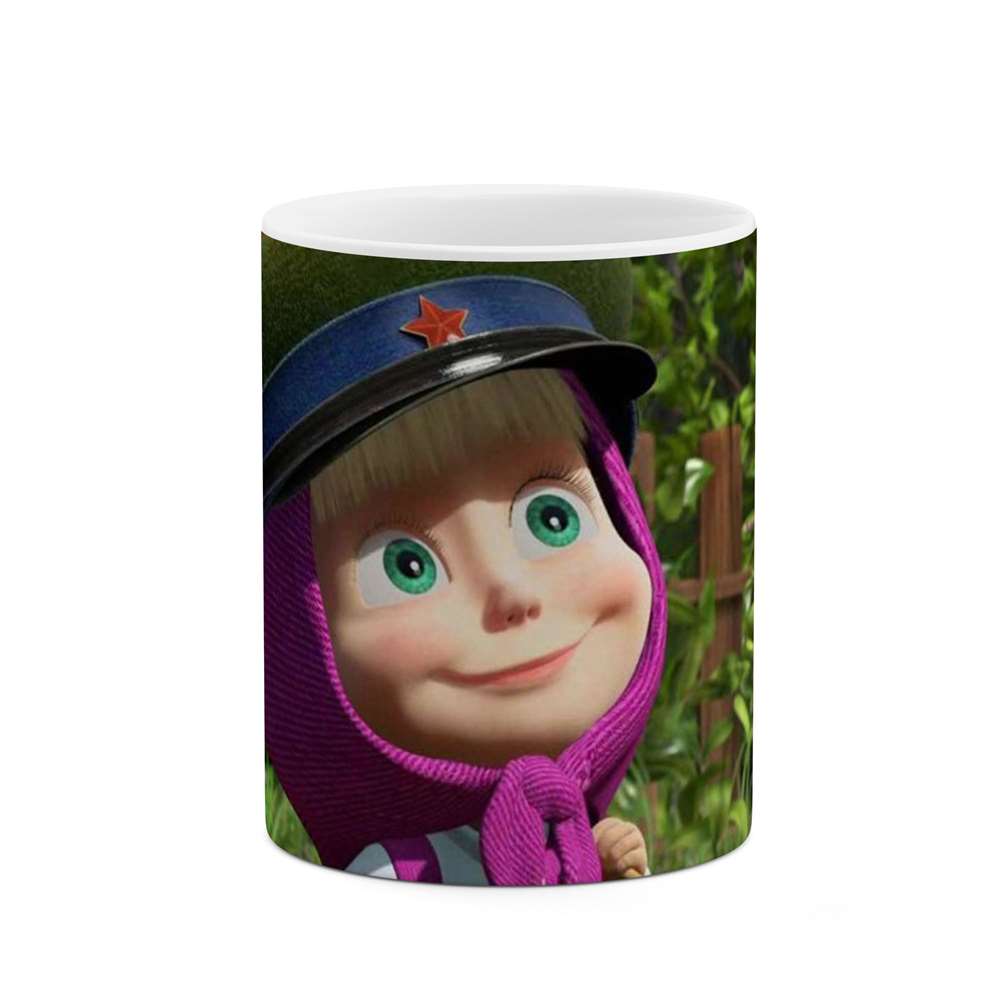 ماگ طرح انیمیشن ماشا و خرسه  مدل mgp13363