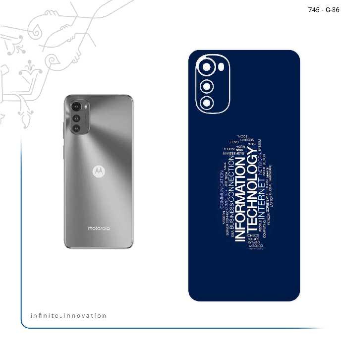 برچسب پوششی ماهوت مدل IT Science مناسب برای گوشی موبایل موتورولا Moto E32s