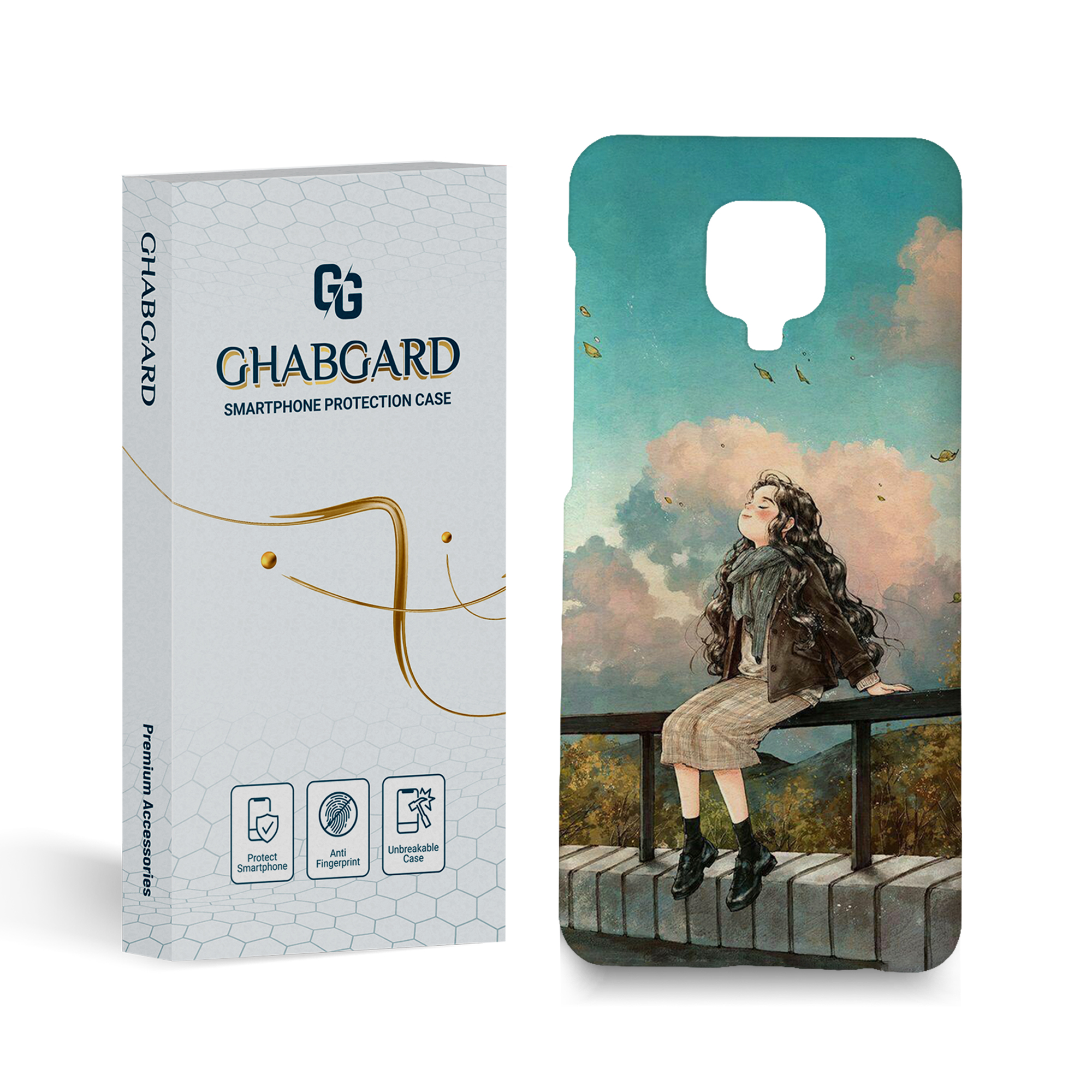  کاور قاب گارد مدل دخترانه مناسب برای گوشی موبایل شیائومی Redmi note 9 pro/note 9s/note 9 promax