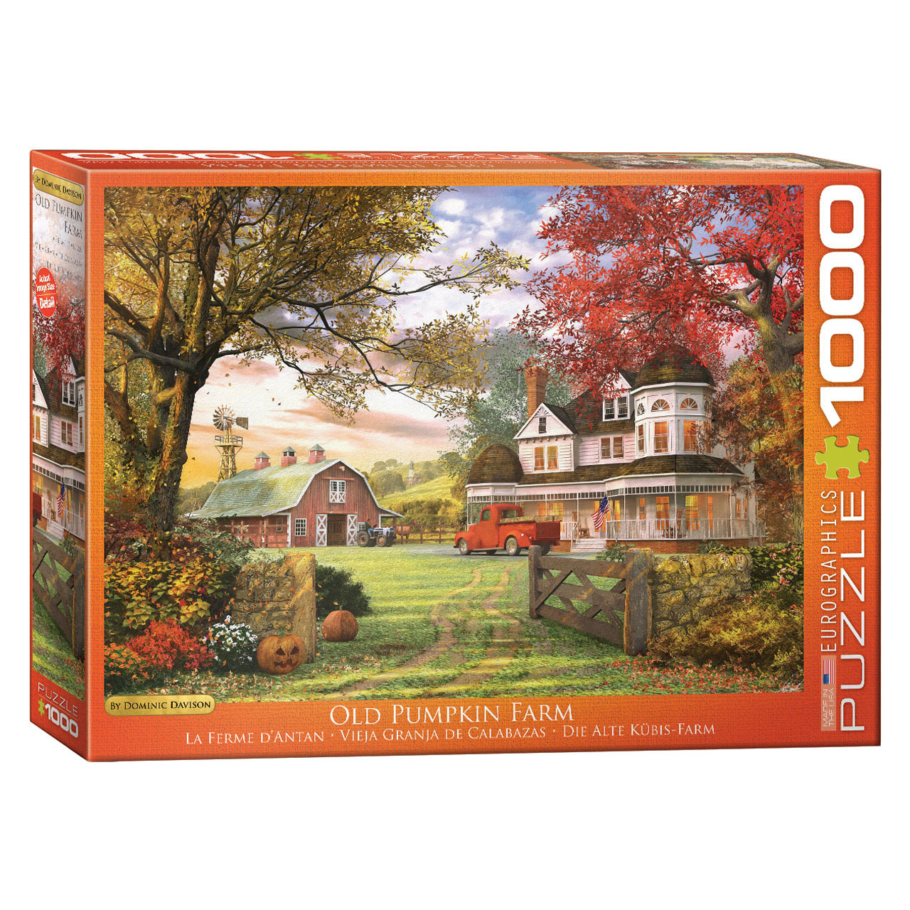 پازل 1000 تکه یوروگرافیکس پازلز طرح مزرعه قديمي کد 0694