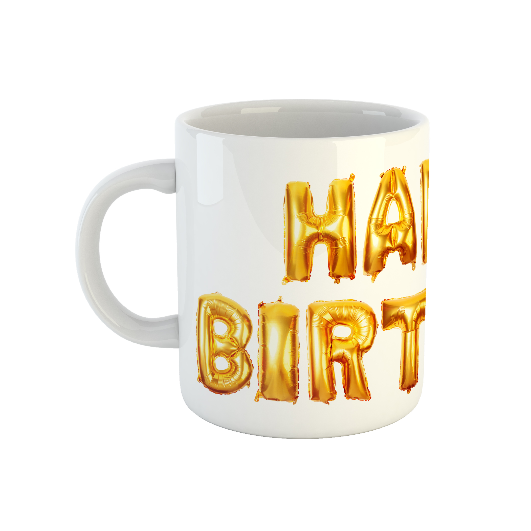 ماگ طرح تم تولد مدل happy birthday