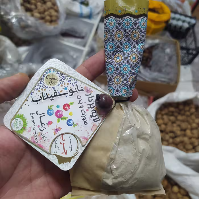 نانو سفیداب حاوی زغال و تخم مرغ