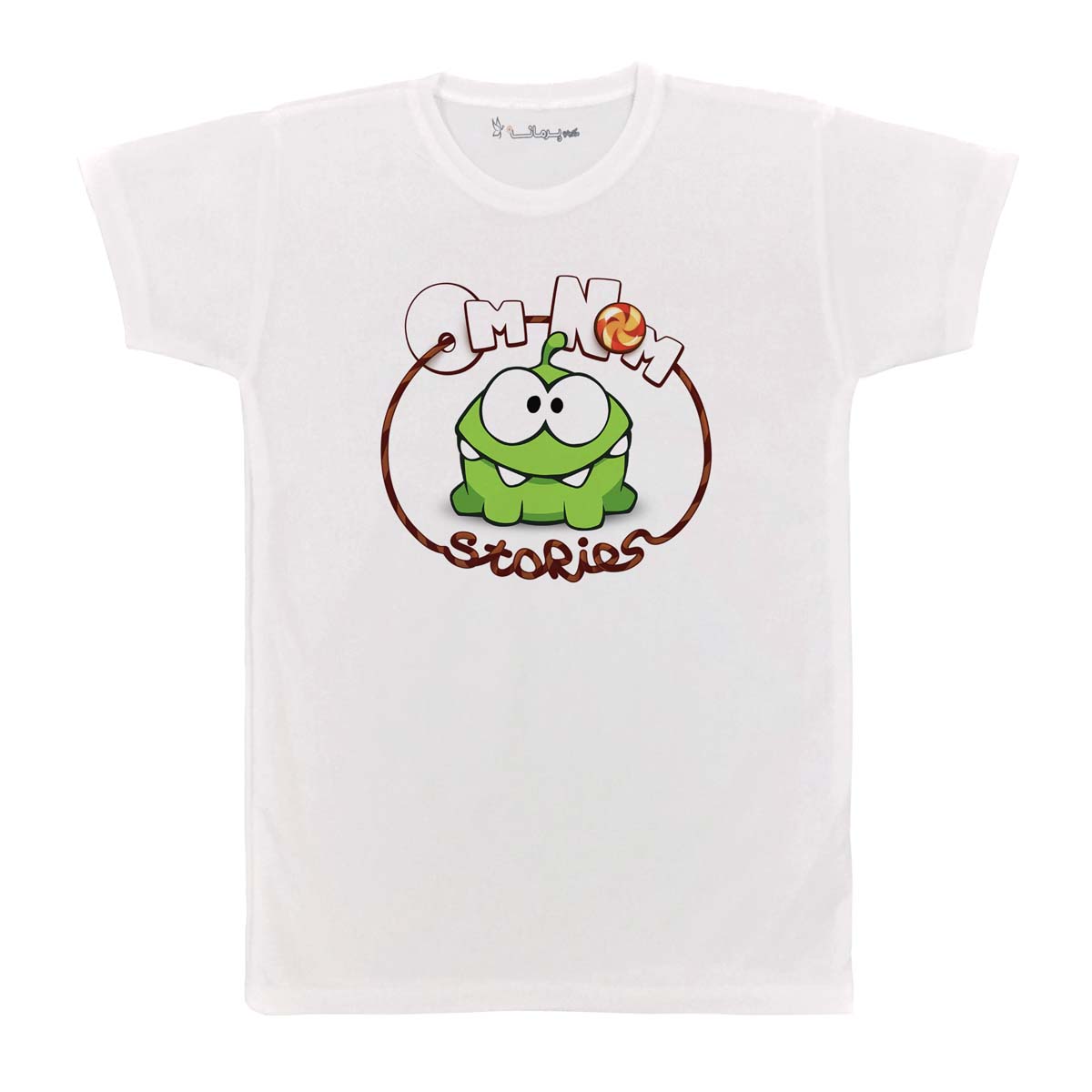 تی شرت بچگانه پرمانه طرح om nom کد pmt.2680
