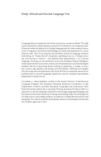 خرید و دانلود نسخه کامل کتاب Study Abroad and Second Language Use: Constructing the Self