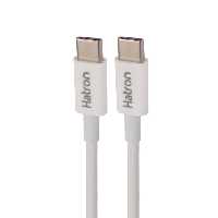 کابل تبدیل فست شارژ Hatron HC199CC Type-C To Type-C 5A PD QC 1m