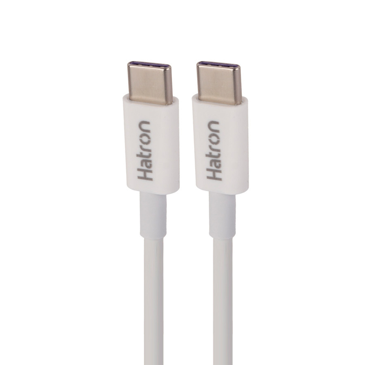 کابل تبدیل فست شارژ Hatron HC199CC Type-C To Type-C 5A PD QC 1m