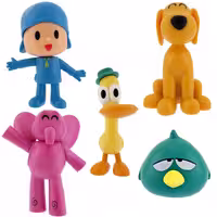 پوکویو ست فیگور 5 عددی تقریبی 10 سانت  POCOYO کیفیت عالی