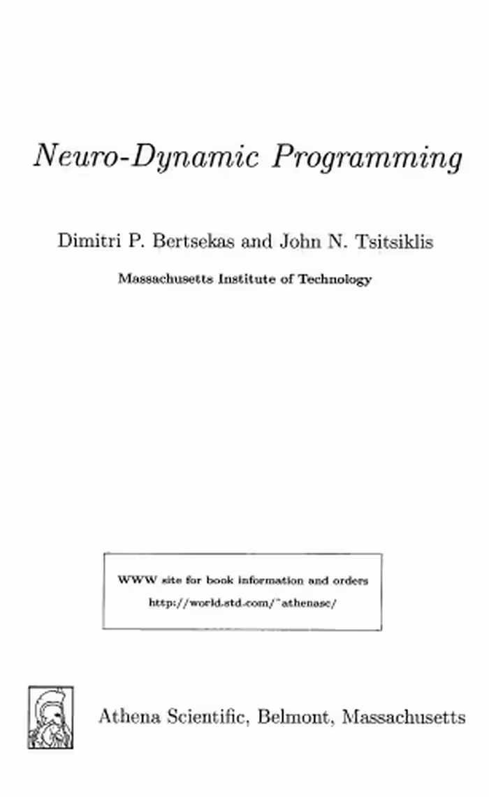 خرید و دانلود نسخه کامل کتاب Neuro-Dynamic Programming