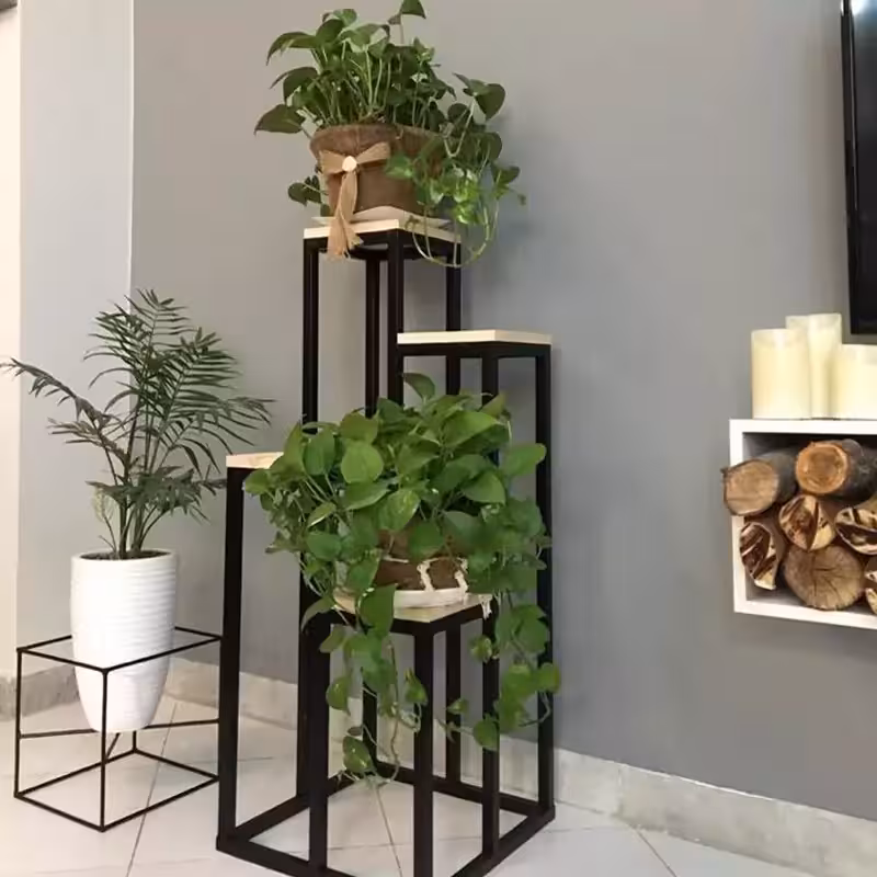 استند گل چوب فلز  مدل روژین  با ارسال از کرج پس کرایه