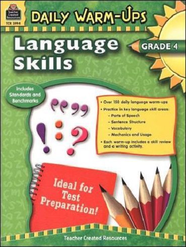 کتاب Daily Warm-Ups: Language Skills Grade 4