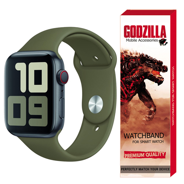بند گودزیلا مدل G-Silic مناسب برای اپل واچ سری 42 / 44 / 45 / 49 میلی متر