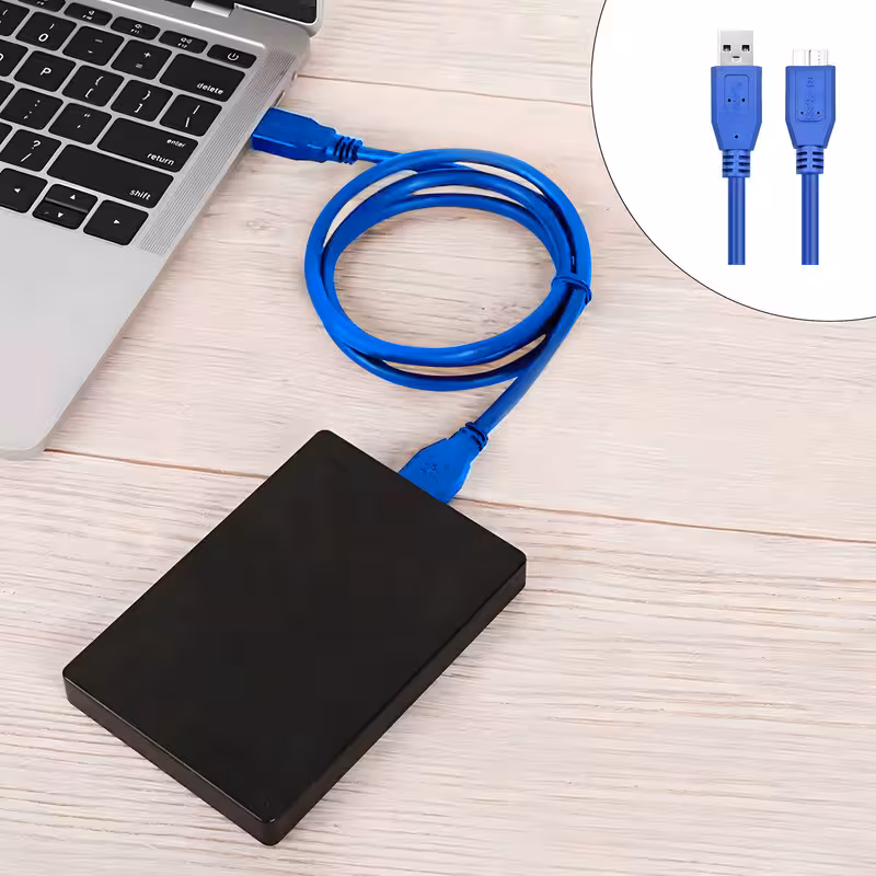 کابل هارد USB 3.0 کی نت مدل K-CUHD3010 طول 1 متر | کالا مکس