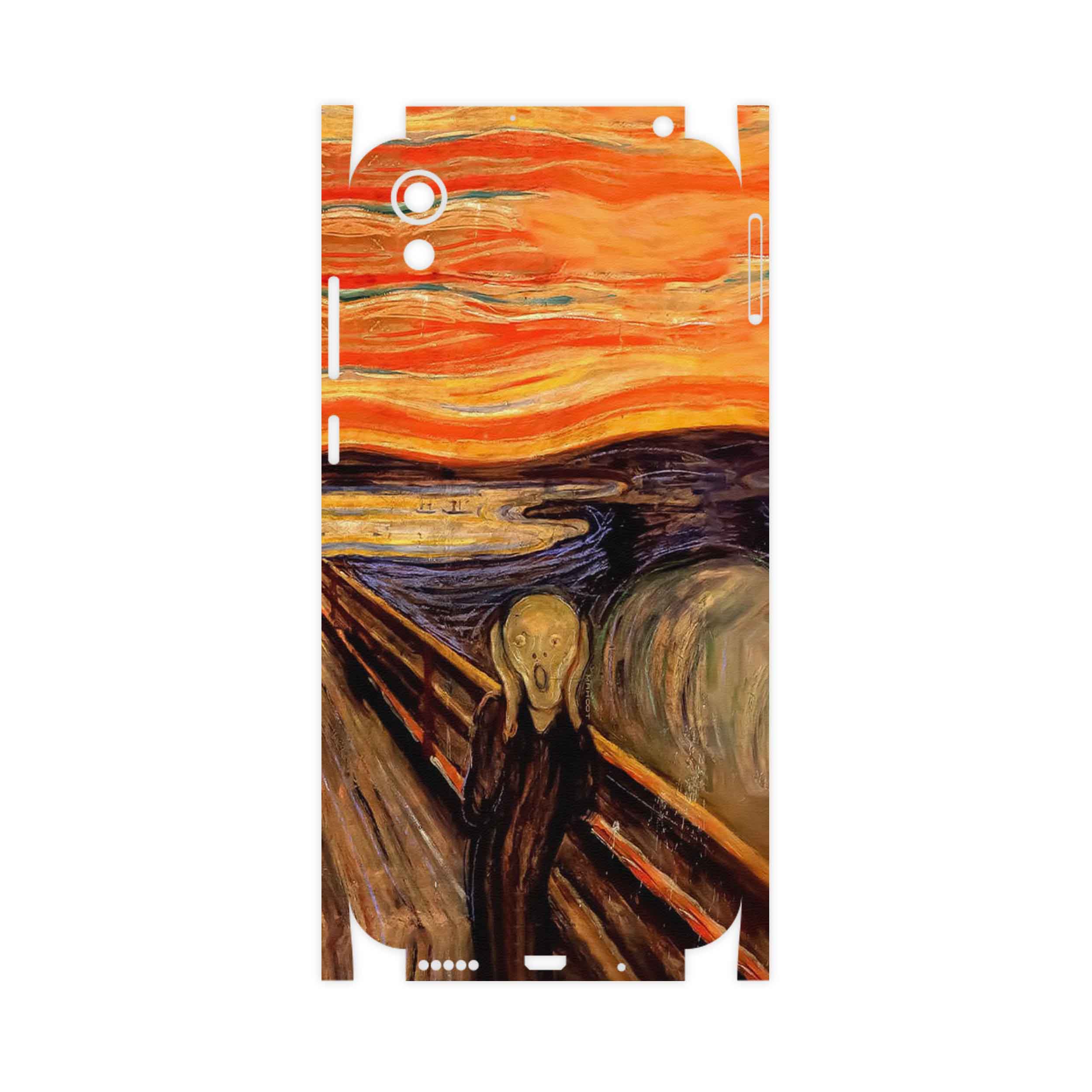 برچسب پوششی ماهوت مدل The Scream of Munch-FullSkin مناسب برای گوشی موبایل آنر 8S