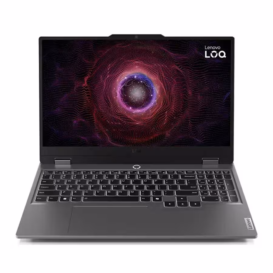 لپ تاپ گیمینگ 15.6 اینچی لنوو مدل LOQ 15AHP9 با پردازنده Ryzen 7 8845HS رم 24 گیگابایت حافظه 1 ترابایت SSD و گرافیک RTX 4060