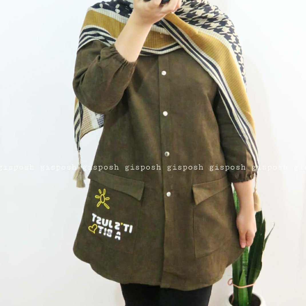 مانتو سوییت پاییزه جلو دکمه