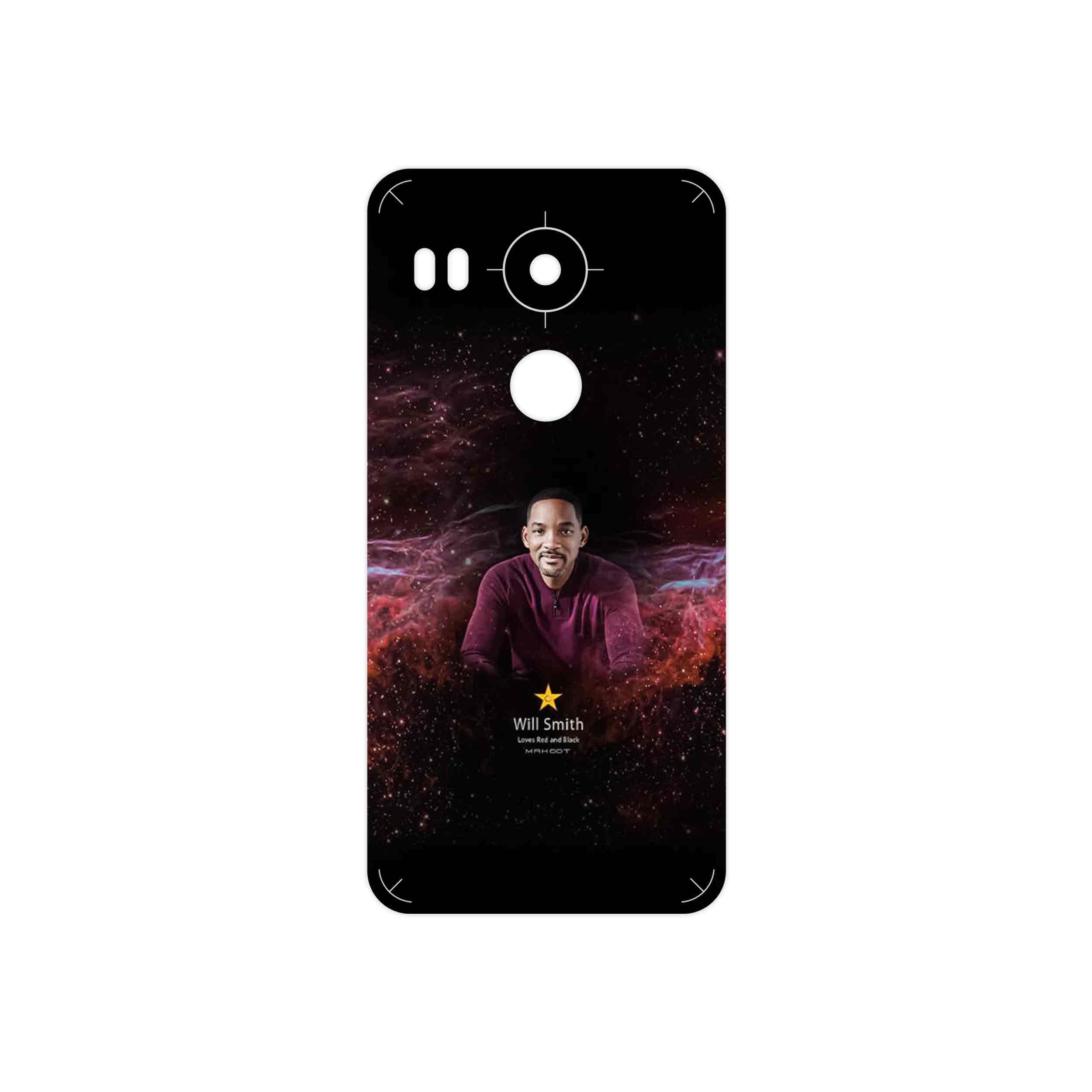 برچسب پوششی ماهوت مدل Will Smith مناسب برای گوشی موبایل گوگل Nexus 5X