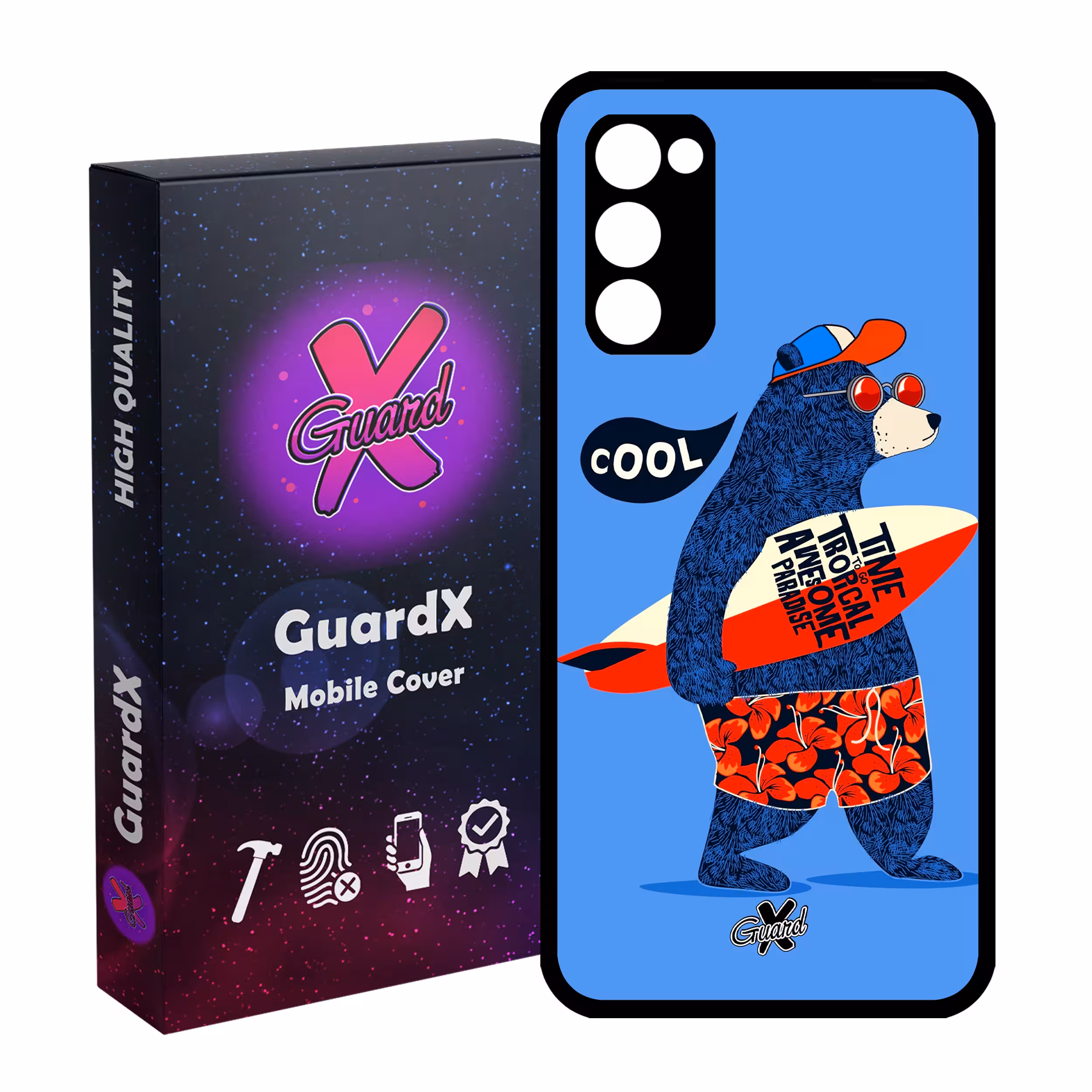 کاور گارد ایکس طرح Pet مدل Glass10220 مناسب برای گوشی موبایل سامسونگ Galaxy S20 FE