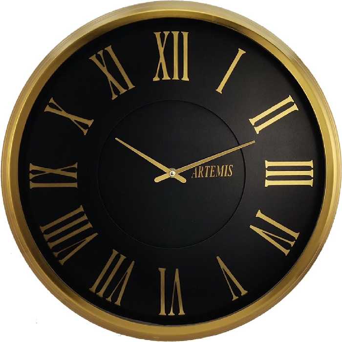 ساعت دیواری آرتمیس کد 2023 Gold طلایی کد 11227