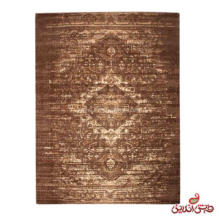 فرش ساوین طرح آنا نسکافه ای