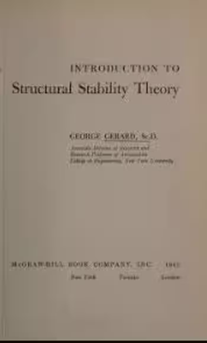 خرید و دانلود نسخه کامل کتاب introduction to structural stability theory - Pdf